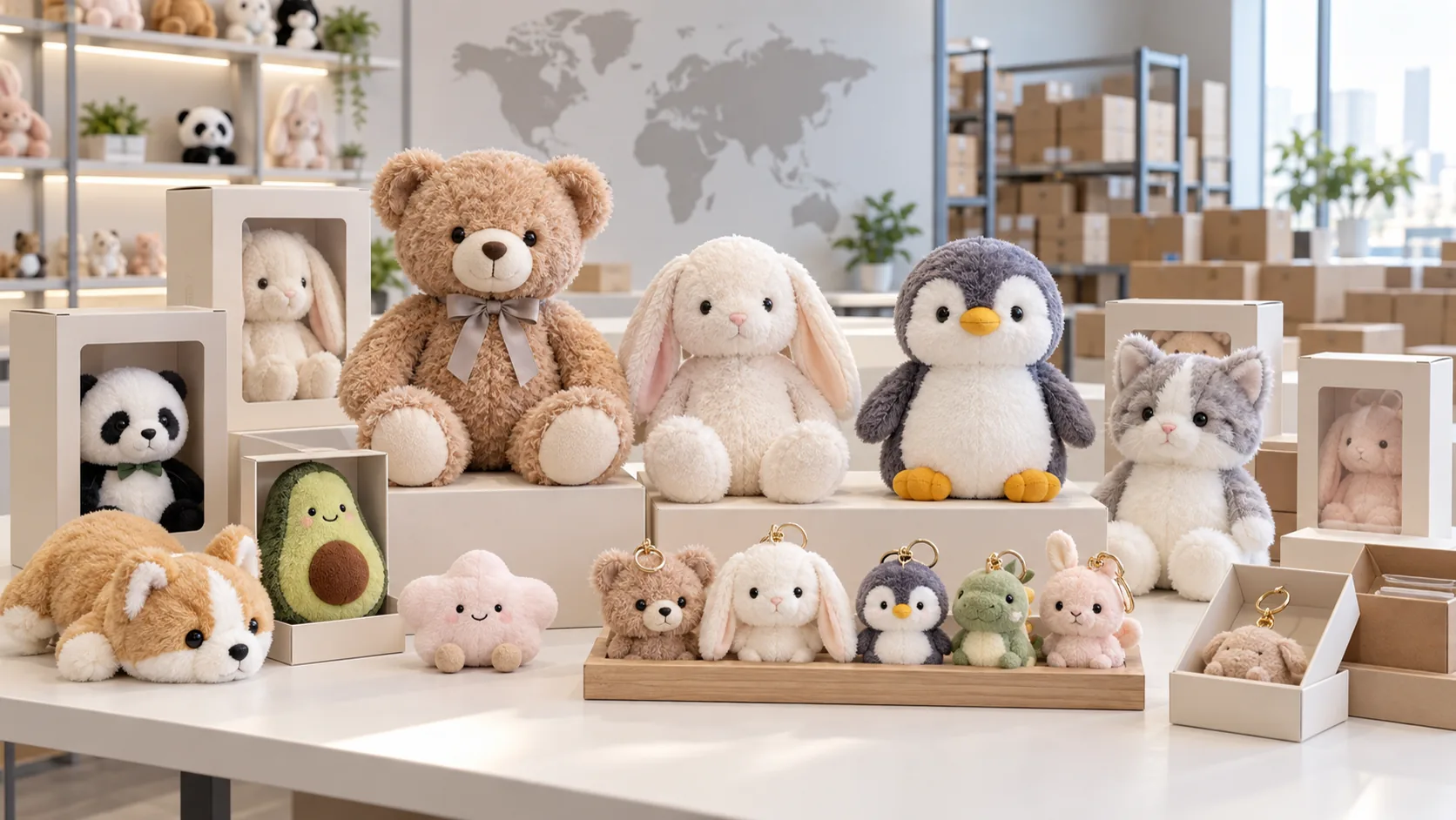 原创玩具海外产品组合示意
